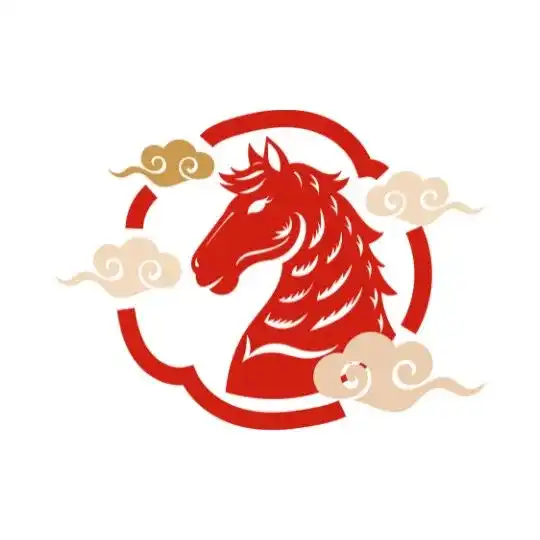 代表火马年的生肖马插图