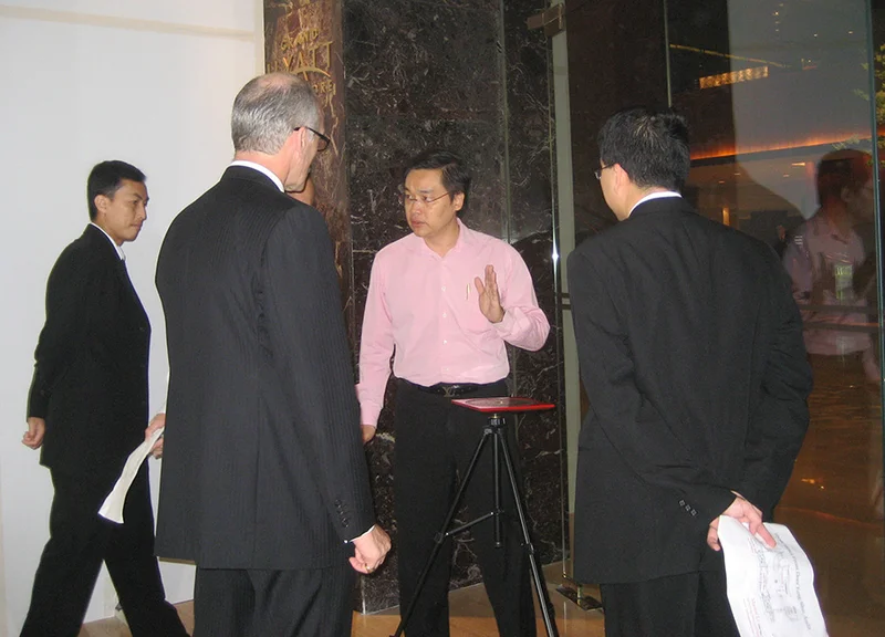 Grand Hyatt Hotel Singapore - Premier Feng Shui consultation by Master Li